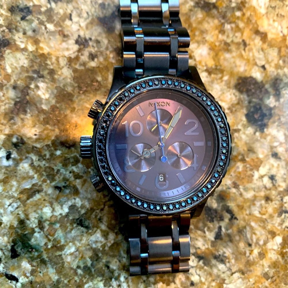 NIXON 38-20 CHRONO A404 1880-00 CRYSTAL CHRONO WOMEN